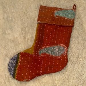 Colorful Paisley Christmas Stocking (NWOT)